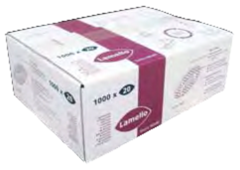 Caixa Lamellas simplex 100pcs